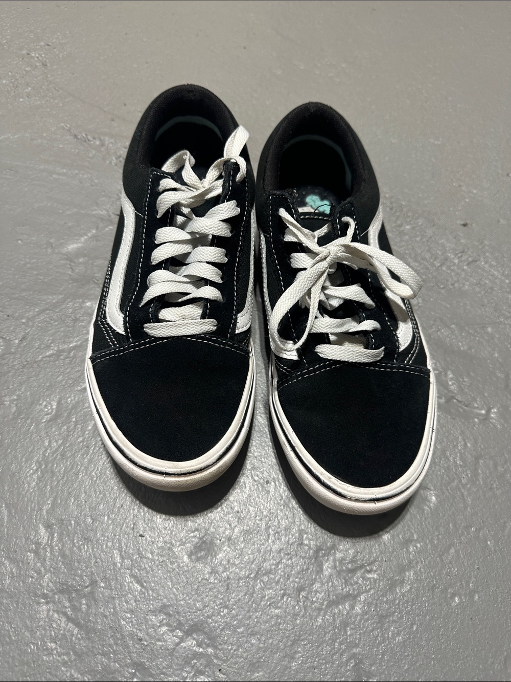 Vans Black & White Old Skool Men’s Skate Sneakers